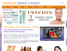 Tablet Screenshot of centrum-zdraviakrasy.cz